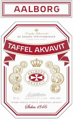 AALBORG TAFFEL AKVAVIT Siden 1846