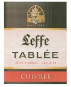 Leffe TABLÉE CUIVRÉE