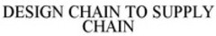 DESIGN CHAIN TO SUPPLY CHAIN