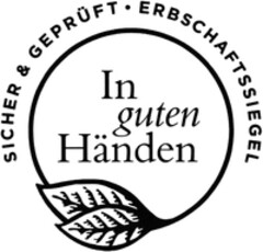 In guten Händen SICHER & GEPRÜFT · ERBSCHAFTSSIEGEL