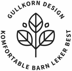 GULLKORN DESIGN KOMFORTABLE BARN LEKER BEST