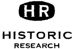 HR HISTORIC RESEARCH
