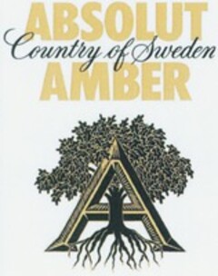 A ABSOLUT AMBER Country of Sweden