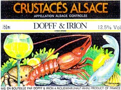 CRUSTACÉS ALSACE DOPFF & IRION