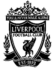 YOU'LL NEVER WALK ALONE LIVERPOOL FOOTBALL CLUB EST.1892