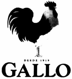 DESDE 1919 GALLO