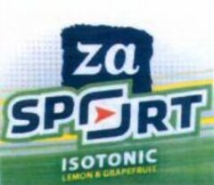 za SPORT ISOTONIC LEMON & GRAPEFRUIT