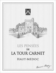 LES PENSEES DE LA TOUR CARNET HAUT-MEDOC BERNARD MAGREZ