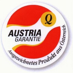 Q AUSTRIA GARANTIE Ausgezeichnetes Produkt aus Österreich.