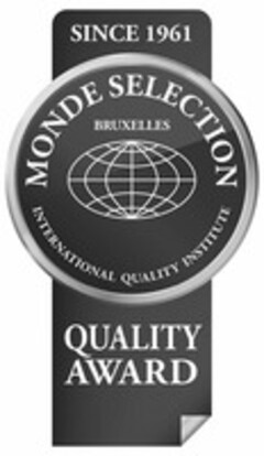 MONDE SELECTION QUALITY AWARD