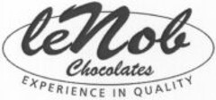 LeNob Chocolates EXPERIENCE IN QUALITY