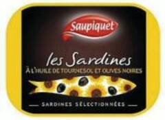 Saupiquet les Sardines À L'HUILE DE TOURNESOL ET OLIVES NOIRES