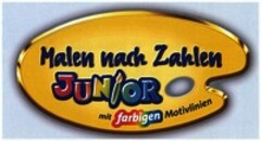 Malen nach Zahlen JUNIOR mit farbigen Motivlinien