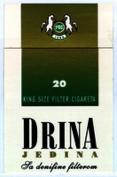 20 KING SIZE FILTER CIGARETA DRINA JEDINA Sa denifine filterom