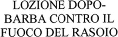 LOZIONE DOPO-BARBA CONTRO IL FUOCO DEL RASOIO