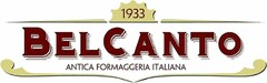 1933 BELCANTO ANTICA FORMAGGERIA ITALIANA