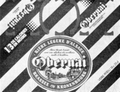 BIÈRE LEGÈRE D'ALSACE Obernai BRASSÉE PAR KRONENBOURG