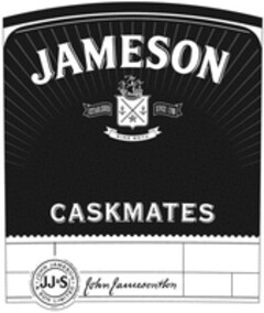 JAMESON ESTABLISHED SINCE 1780 SINE METU CASKMATES JOHN JAMESON & SON LIMITED JJ&S