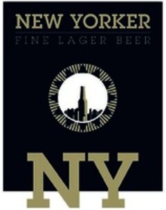 NEW YORKER FINE LAGER BEER NY