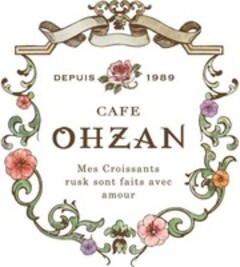 CAFE OHZAN DEPUIS 1989 Mes Croissants rusk sont faits avec amour