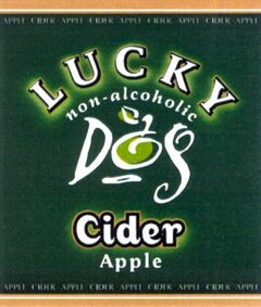 LUCKY non-alcoholic Dog Cider Apple