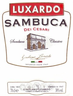 LUXARDO SAMBUCA DEI CESARI Sambuca Classica Girolamo Luxardo