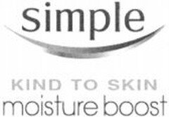 simple KIND TO SKIN moisture boost