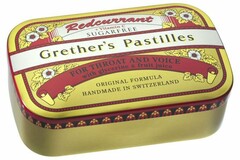 Redcurrant + Vitamin C SUGARFREE Grether's Pastilles FOR THROAT AND VOICE
