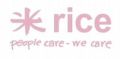 rice people care - we care