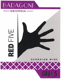 BADAGONI GEORGIA GEORGIAN WINE RED FIVE GAU#5