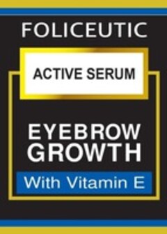 FOLICEUTIC ACTIVE SERUM EYEBROW GROWTH With Vitamin E