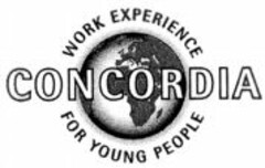 CONCORDIA WORK EXPERIENCE FOR YOUNG PEOPLE