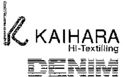 K KAIHARA Hi-Textilling DENIM