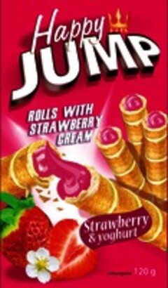 FLIS Happy JUMP ROLLS WITH STRAWBERRY CREAM Strawberry & yoghurt 120 g