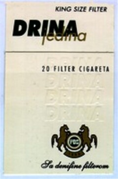 KING SIZE FILTER DRINA 20 FILTER CIGARETA Sa denifine filterom