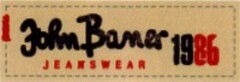 John Baner JEANSWEAR 1986