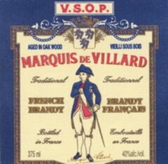 MARQUIS DE VILLARD BRANDY FRANÇAIS