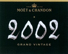 MOËT & CHANDON 2002 GRAND VINTAGE