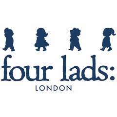 four lads: LONDON