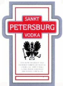 SANKT PETERSBURG VODKA SP