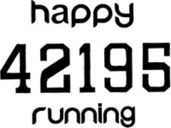 happy running 42195