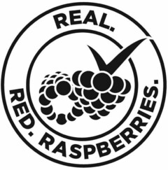 REAL. RED. RASPBERRIES.