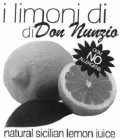 i limoni di Don Nunzio natural sicilian lemon juice