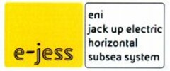 e-jess eni jack up electric horizontal subsea system