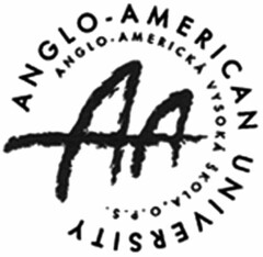 AA ANGLO-AMERICAN UNIVERSITY ANGLO-AMERICKA VYSOKA SKOLA, O.P.S.