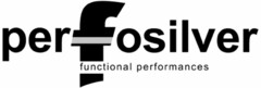 perfosilver functional performances