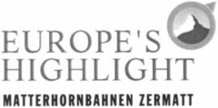 EUROPE'S HIGHLIGHT MATTERHORNBAHNEN ZERMATT