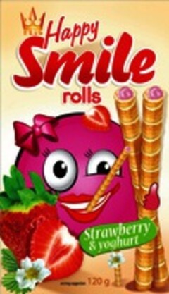 FLIS Happy Smile rolls Strawberry & yoghurt 120 g