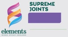 SUPREME JOINTS elements SCIENCE. EFFICACY. EXCELLENCE.