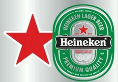 Heineken LAGER BEER HEINEKEN PREMIUM QUALITY